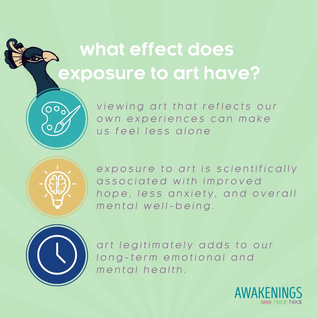 What effect does exposure to art have?